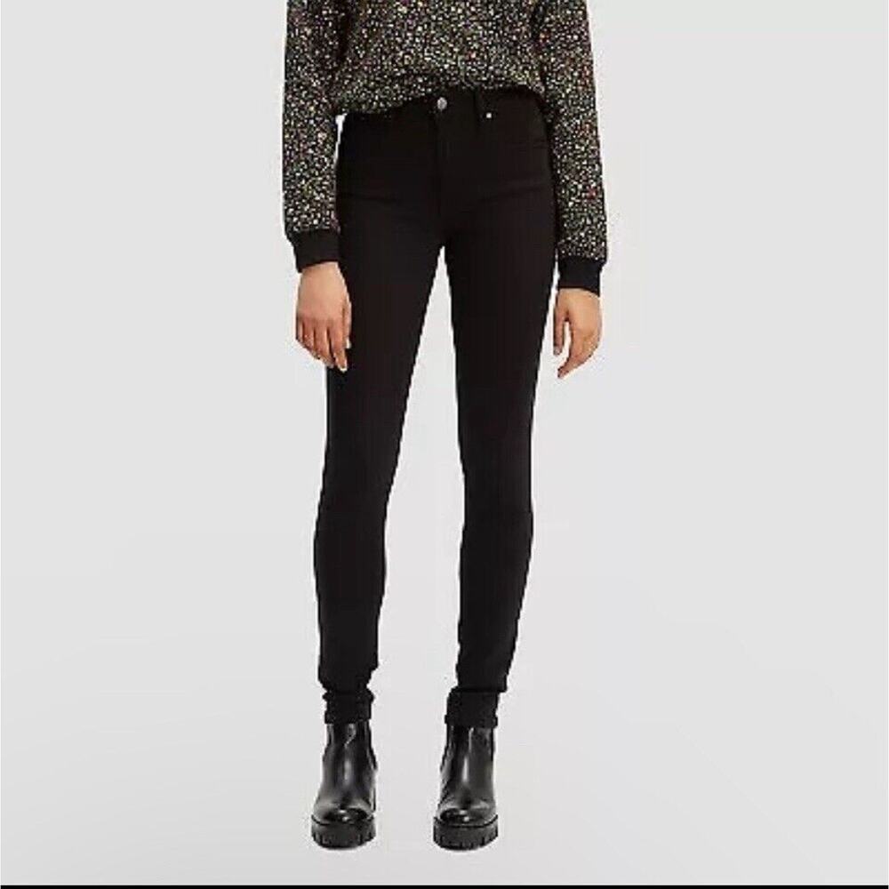 Levi's Women's 721 High-Rise Skinny Jeans -‎ Soft Black 25x30